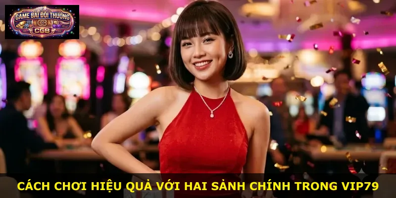 Cách chơi hiệu quả với hai sảnh chính trong Vip79