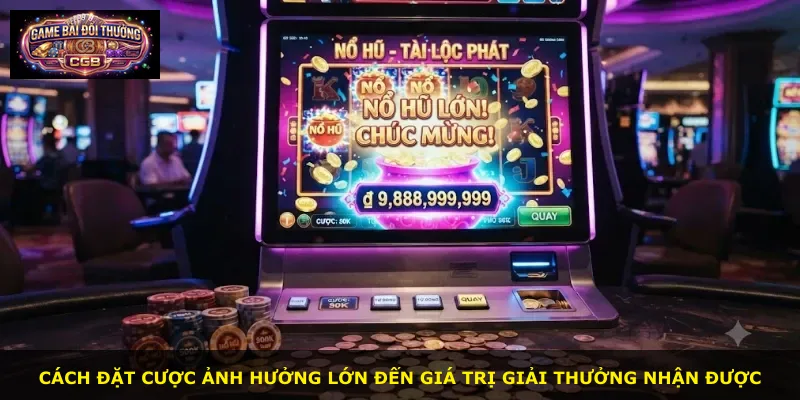 Cách đặt cược ảnh hưởng lớn đến giá trị giải thưởng nhận được