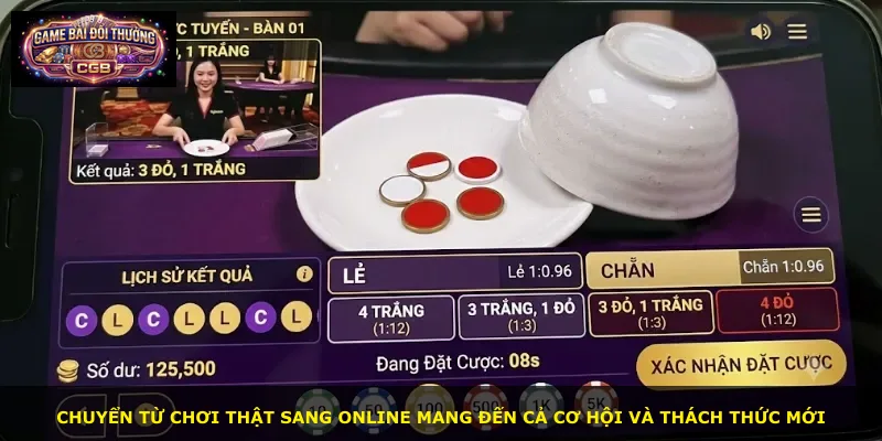 Chuyển từ chơi thật sang online mang đến cả cơ hội và thách thức mới