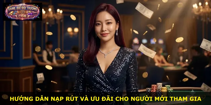 Hướng dẫn nạp rút và ưu đãi cho người mới tham gia