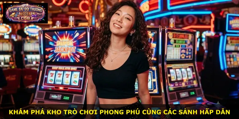Khám phá kho trò chơi phong phú cùng các sảnh hấp dẫn