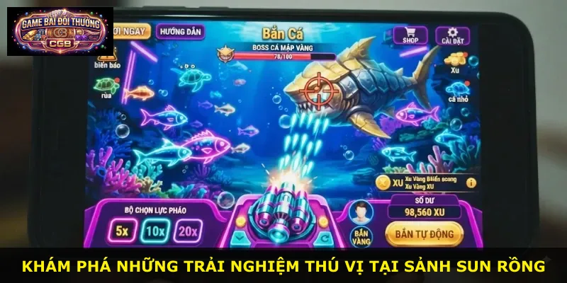 Khám phá những trải nghiệm thú vị tại sảnh Sun Rồng