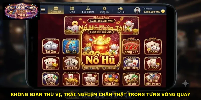 Không gian thú vị, trải nghiệm chân thật trong từng vòng quay