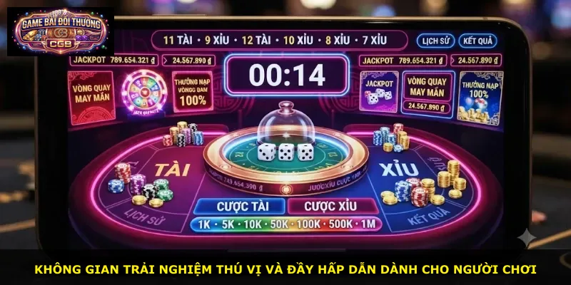 Không gian trải nghiệm thú vị và đầy hấp dẫn dành cho người chơi