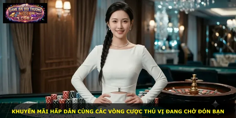 Khuyến mãi hấp dẫn cùng các vòng cược thú vị đang chờ đón bạn