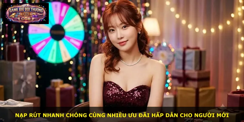 Nạp rút nhanh chóng cùng nhiều ưu đãi hấp dẫn cho người mới