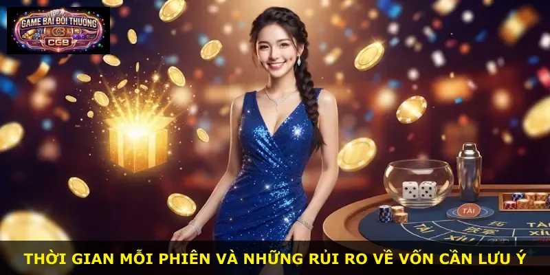 Thời gian mỗi phiên và những rủi ro về vốn cần lưu ý