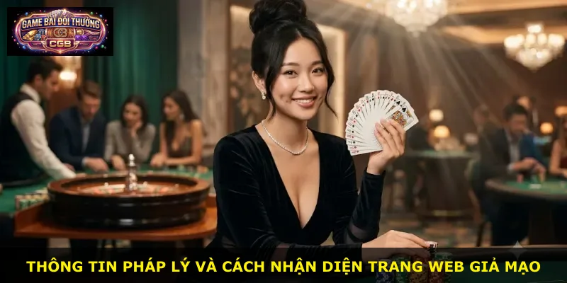 Thông tin pháp lý và cách nhận diện trang web giả mạo