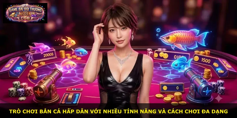 Trò chơi bắn cá hấp dẫn với nhiều tính năng và cách chơi đa dạng